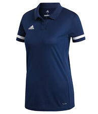 Polo Shirt Womens adidas T19 Short Sleeve Navy Blue Sports Running Gym Training