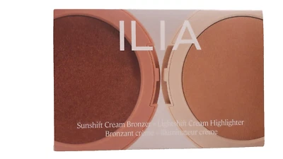BareMinerals moisturizer Ilia cream bronzer highlighter Pore primer sample card - Image 1 of 4
