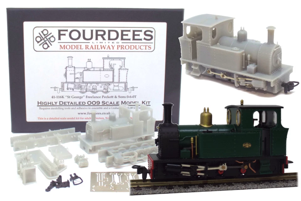 Fourdees Freelance Peckett  'St George' 009 / OO9 Kit for Farish 08 chassis - Image 1 of 1