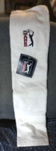 PGA Tour Trifold Golfbag Handtuch - mit Clip - weiß mit Etikett - Bild 1 von 1