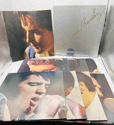 ELVIS ARON PRESLEY 25th Anniversary 8 LP RCA Vinyl Box Set 33 RPM The King Rare - Image 1 of 4