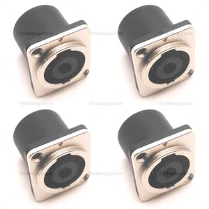 4pcs AFT 4 Pole Speakon Chassis Panel Mount Connector w/ Metal for Neutrik NL4MP - Picture 1 of 6