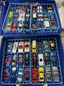 Vintage Hot Wheels Cars With Case with 48 Hot Wheels, Loose Lot of 48