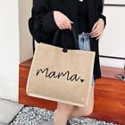 Linen Mama Bag Large Capacity Tote Bag New Shoulder Bag  Shopping