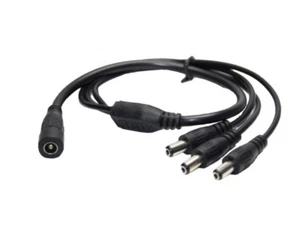 DC Verteiler 1 auf 3 Stecker Buchse 5,5 x 2,1 mm Netzteil Adapter 5,5/2,1mm - Picture 1 of 1