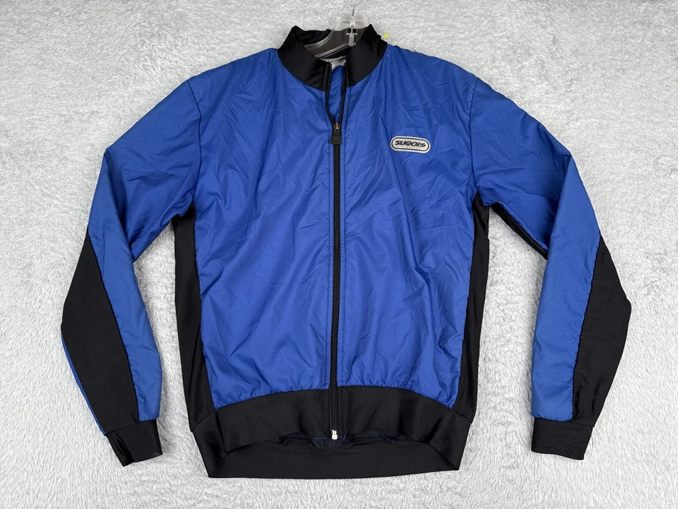 Sugoi Cycling Jacket Adult Small Petite Blue WARM  Zip Mock Neck Polyester - Image 1 of 4