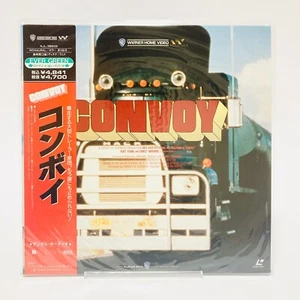CONVOY Laserdisc Kris Kristofferson NJL-38609 Warner Bros Japan Obi 1978 RARE - Picture 1 of 14