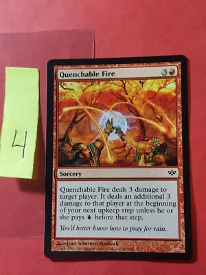2009 Magic The Gathering Conflux #70 Quenchable Fire, C, Red, NF, cd4 - Image 1 of 2