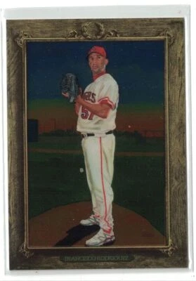 2007 Topps Turkey Red Chrome Francisco Rodriguez #736/1999 Los Angeles Angels - Image 1 of 2