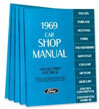 1969 Ford/Lincoln/Mercury Shop Manual Set - Five Volumes