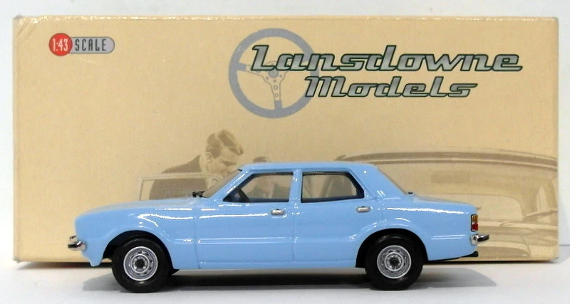 Lansdowne Models 1/43 Scale LDM56 - 1979 Ford Cortina 1.6L Saloon - Bermuda Blue - Image 1 of 4