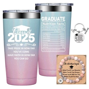 Grifarny Graduation Gifts for Her 2025 - Class of 2025 Graduation Tumbler Mug... - Picture 1 of 9