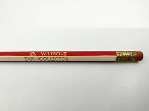 National Bank Vote G. Wiltrout Tax Collector Pencil (Unsharpened) - Picture 1 of 3