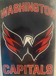 NEW Washington Capitals NHL Large Vertical Banner - Flag For Indoor - Outdoor - Picture 1 of 4