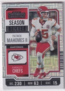 2023 Panini Contenders NFL Football No. 51 Patrick Mahomes II Mojo Refractor - Picture 1 of 2