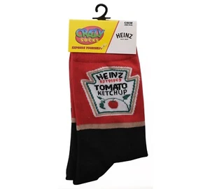 Heinz Tomato Ketchup Mens Socks 6-12 uk new - Picture 1 of 1