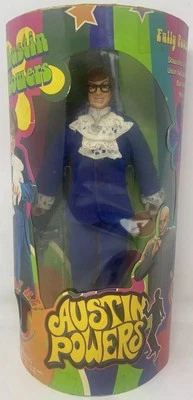 Muñeca De Colección Austin Powers Totalmente Posable Trendmasters Nueva 1998 Shagadelic Foto 1 de 4