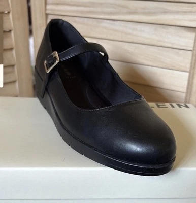 Zapato de tacón de cuña negro Anne Klein Mary Jane Foto 1 de 4