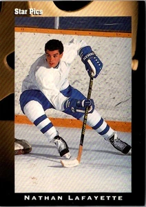 1991 Star Pics Nathan Lafayette #56 St. Louis Blues Hockey Card - Picture 1 of 2