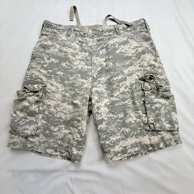 Rothco Cargo Shorts Mens Lg Green BDU Utility Digital  Military Combat Camo - Image 1 of 4