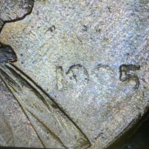 1995 Lincoln Cent Grease Strike Penny Error! Missing Numbers and Letters - Picture 1 of 7
