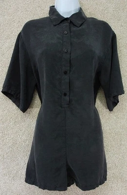 Mameluco negro manga corta ZARA para mujer talla XS defecto menor (ver foto por defecto) Foto 1 de 4