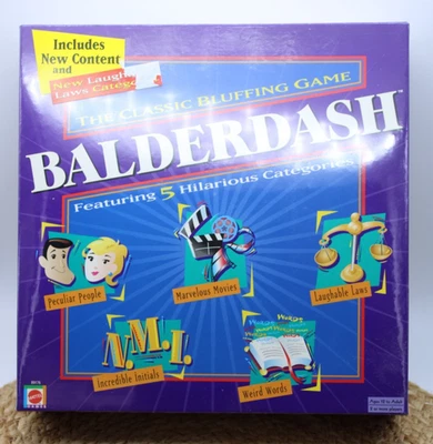 Balderdash The Classic Bluffing Board Game Mattel 2003 Brand New Factory Sealed - Image 1 of 4