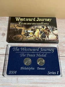 2004 P + D Die Westreise - Friedensmedaille, Serie 1 - Bild 1 von 2