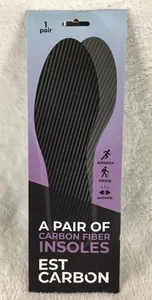 2 Piece (Pair) Carbon Fiber Insoles Men’s 13.5 Women’s 14-14.5 ESTCarbon - Picture 1 of 9