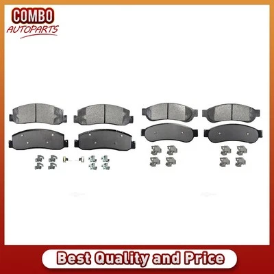 Juego de pastillas de freno de disco delanteras traseras para Ford F-250 Super Duty 2008-2010 Foto 1 de 4