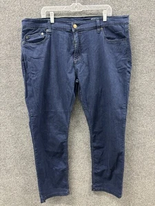 Mugsy Mens Jeans Sz 42x30 Studio Blue Stretchy Blue Denim Comfort Pants FLX3NSB - Picture 1 of 17