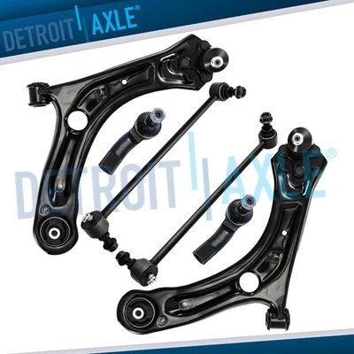 Brazos de control inferiores delanteros barras estabilizadoras kit de barras de amarre para VW Beetle Passat 2012-2016 Foto 1 de 4