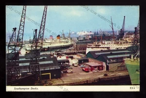 TQ4025 - Hampshire - Schiffe reihten sich an Southampton Docks Seemannsstreik - Postkarte - Bild 1 von 1