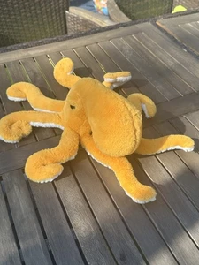 Pre-Owned F.A.O Schwarz Octopus Plush Squid Stuffed Animal Orange Soft Toy - Picture 1 of 7