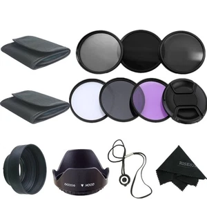52mm CPL+UV+FLD Lens Filters Hood Cap Kit ND2 4 8 For Canon Sony Nikon DSLR Cam - Picture 1 of 20