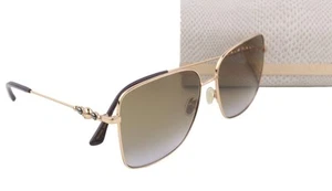 JIMMY CHOO Hester/S Women Sunglasses OS Gold Tone Frame Tinted Square RRP$352 - Picture 1 of 8