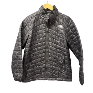The North Face Jacket Youth Large Black Thermoball Eco Full Zip Quilted Nylon - Picture 1 of 10