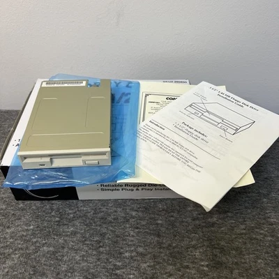Comp USA Internal Floppy Drive 3.5”  SKU 260890 1.44MB OPEN BOX - Image 1 of 4