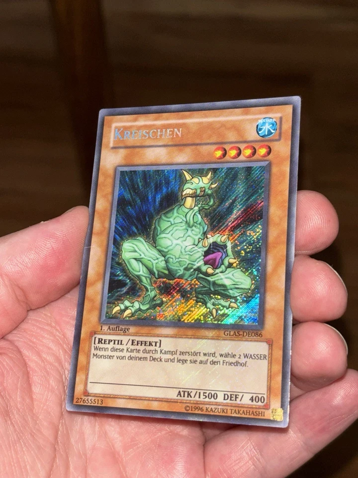 KREISCHEN - GLAS-DE086 - Secret Rare / 1. Auflage Excellent Yugioh Holo Bleed - Bild 1 von 2