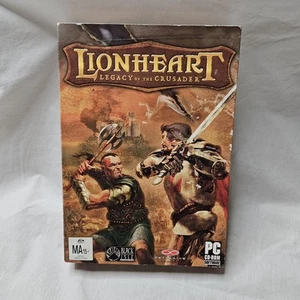 Lionheart: Legacy of the Crusader (PC Game, 2003) Big Box With Manual MINT DISC - Bild 1 von 5