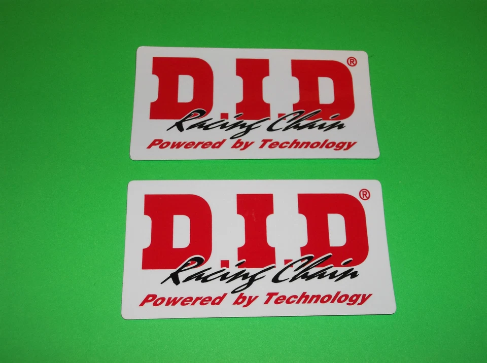 KX KXF CR CRF YZ YZF RM RMZ 50 65 80 85 125 250 450 DID CHAINS STICKERS DECALS  - Image 1 of 1