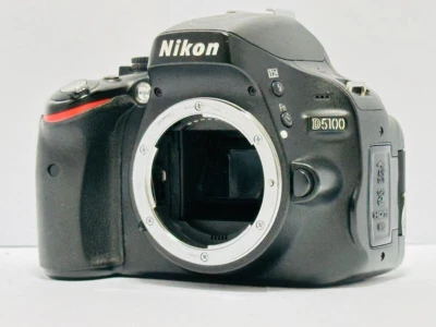 Nikon D5100 Black 16.2MP Digital SLR Camera English Language From Japan Used - Image 1 of 3