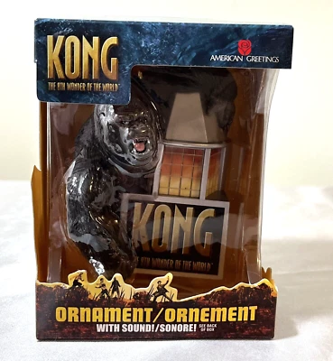 2006 Universal Studios KING KONG Christmas Ornament With Sound - Image 1 of 4