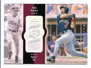 Paul Molitor 1998 SPx Finite Spectrum #95 #/2250 Minnesota Zwillinge - Bild 1 von 2