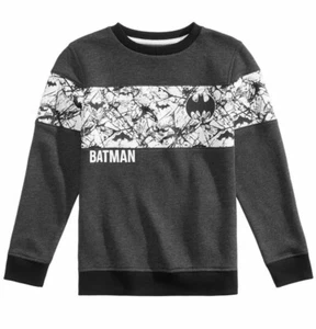 Batman Youth Size XL Boy's Sweatshirt Black And White Batman Logo Rare - Picture 1 of 11
