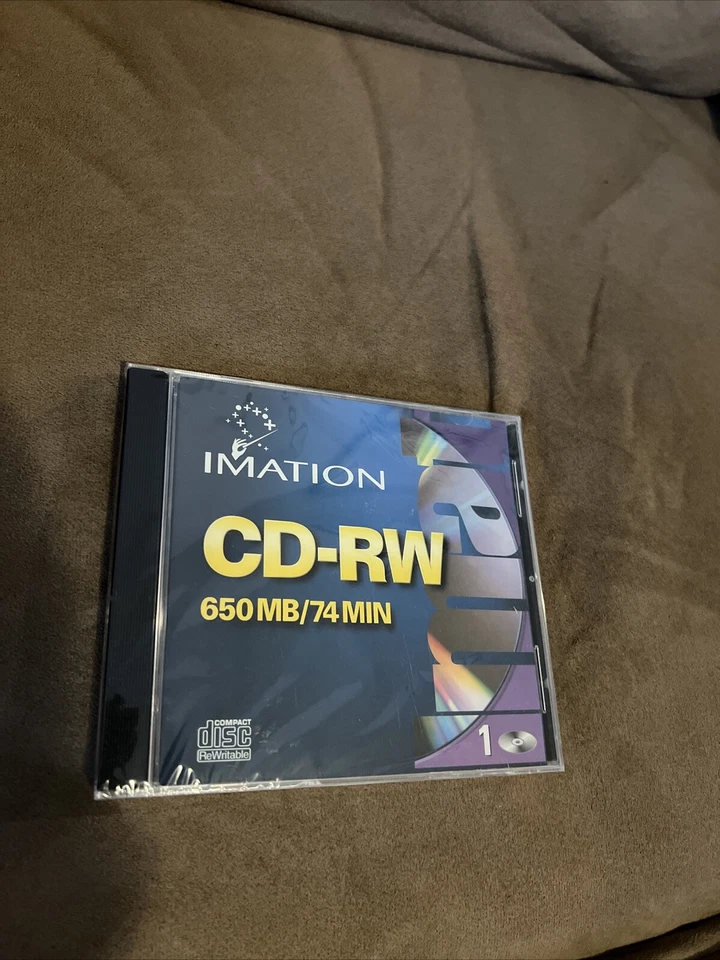 Disco CD-RW Imation 650MB 74 min. 1x-4x Compatible Nuevo Single CD-RW Foto 1 de 1