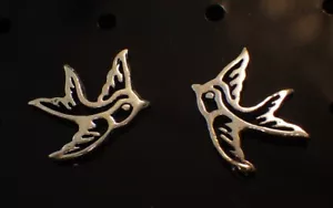 Pendientes de joyería plata flor unicornio cruz ala árbol trébol Om nuevo - Imagen 1 de 38