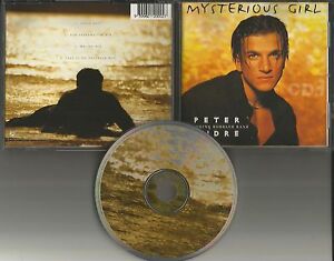 PETER ANDRE Mysterious Girl 4TRX w/ EDIT & 3 MIXES CD Single w/FOLD OUT CALENDAR