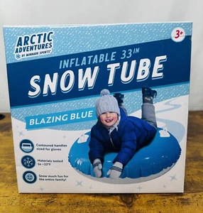 Arctic Adventure Inflatable Snow Tube 33”diameter~264 lb Weight limit~New In Box - Picture 1 of 5