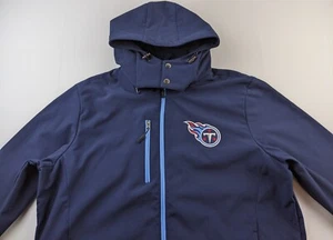 Tennessee Titans NFL Removable Hooded Jacket Men XL Blue Lined Full Zip Gorpcore - Bild 1 von 12